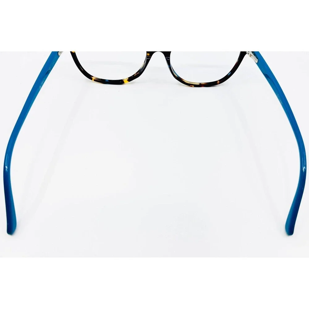 Jill Stuart Eyeglasses Womens Tortoise Blue JS 394-3 Full Rim 53-15-140